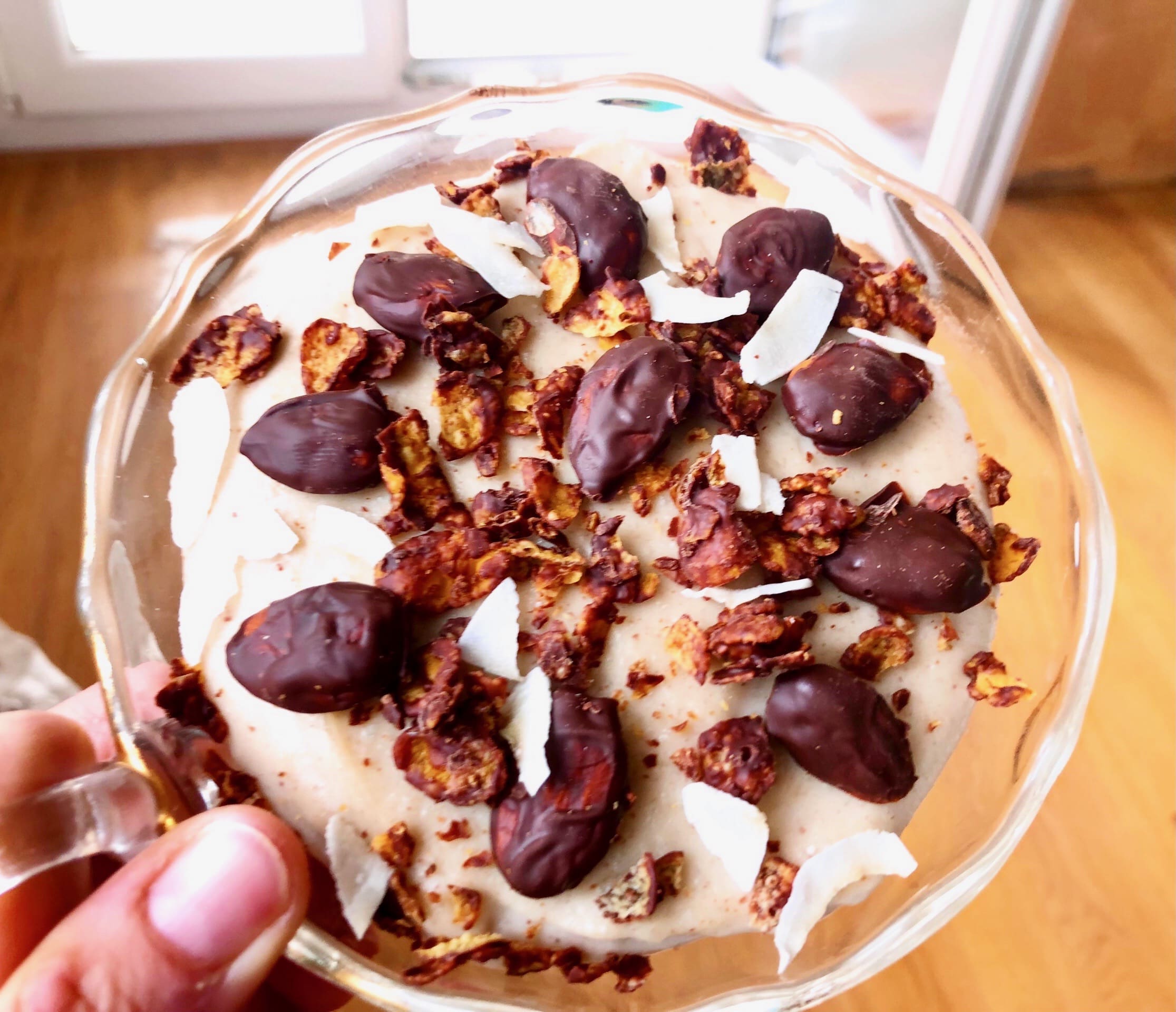 Al momento stai visualizzando BUDINO DI RISO CON PASTA DI MANDORLE (vegano e senza glutine)